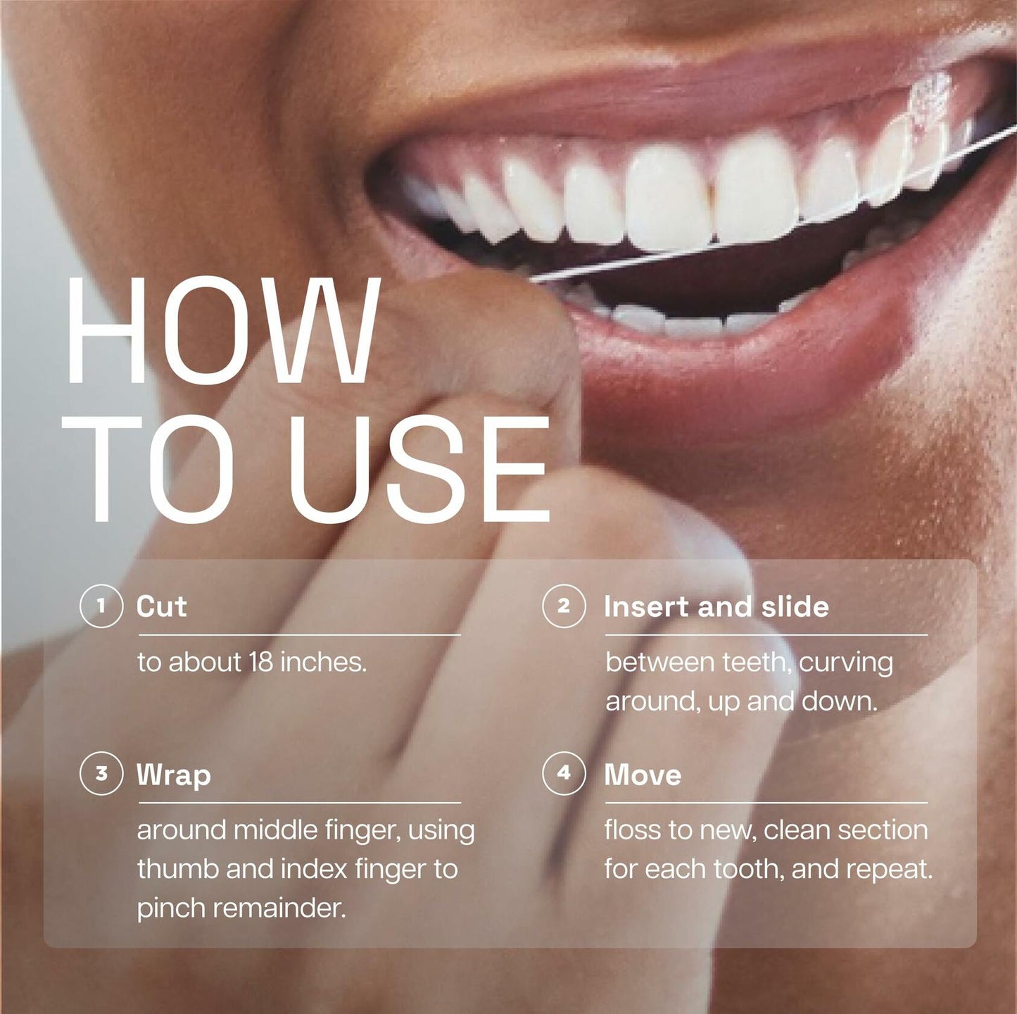 REACH Waxed Dental Floss Mint 55 yd 1 Pack PFAS Free Shred Resistant Green