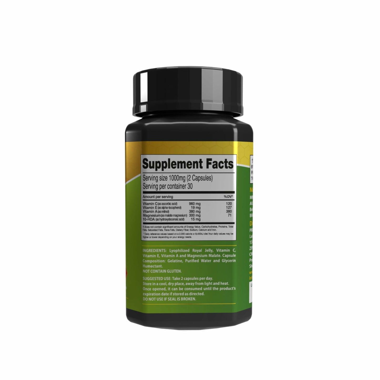 BestBy03/26 Propolis Health Pure Royal Jelly 15mg 10HDA Magnesium 300mg