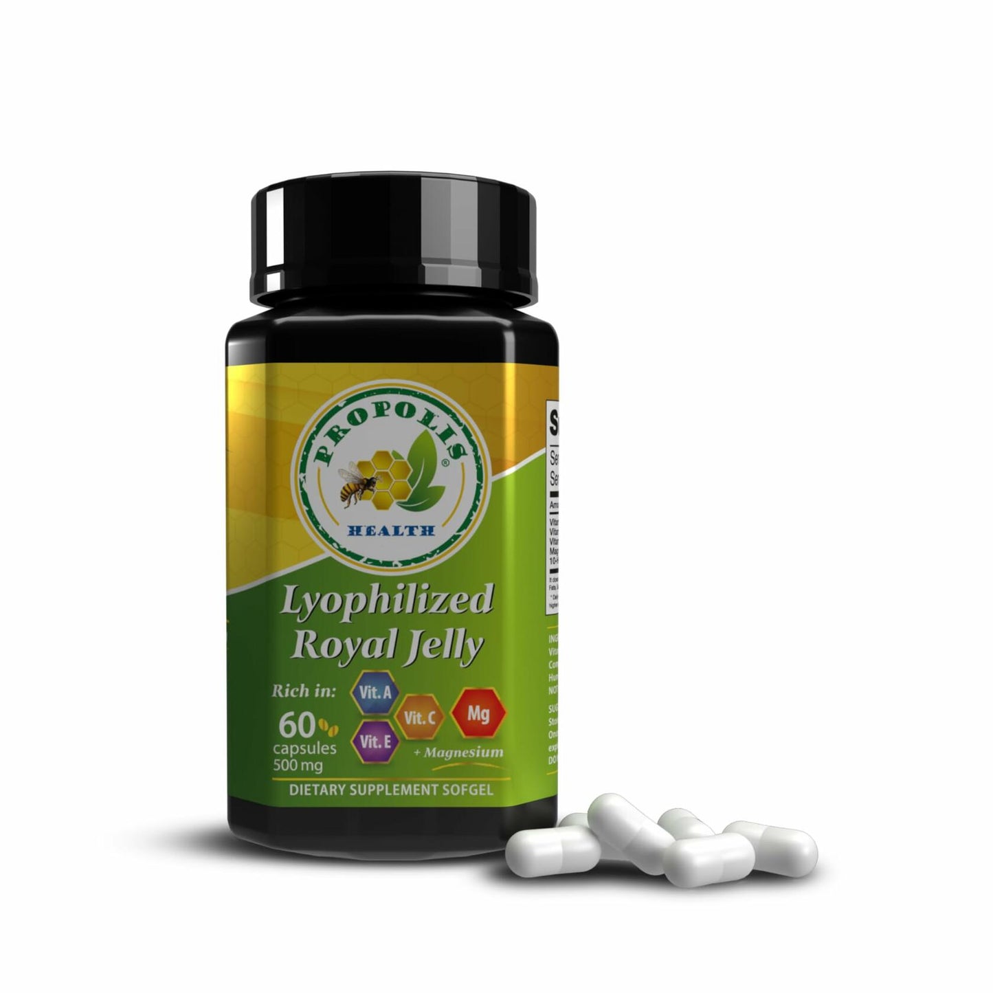 BestBy03/26 Propolis Health Pure Royal Jelly 15mg 10HDA Magnesium 300mg