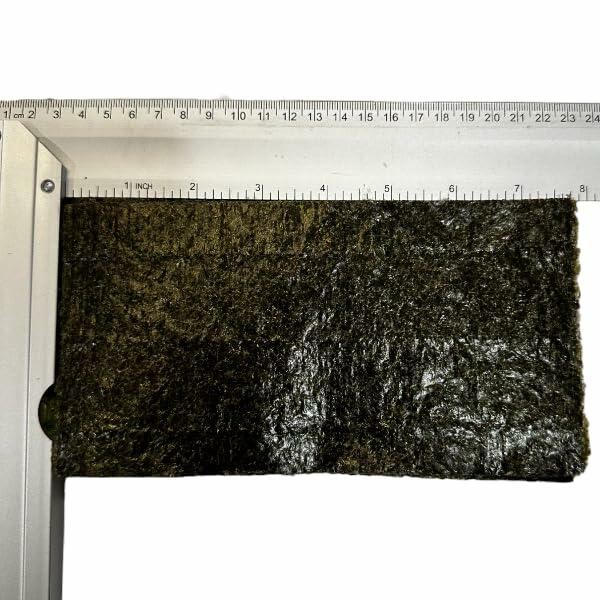 BiggerFish Seaweed Snacks Premium Green Nori Saltwater Fish 20 Half Sheets