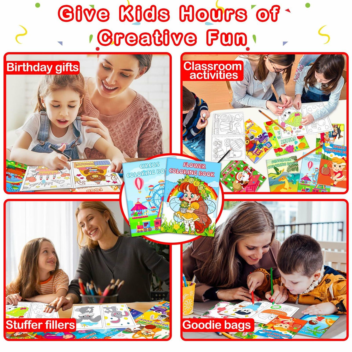 Glkuii 26Pack Small Kids Coloring Books Ages 2-12 Unicorn Dinosaur Animals