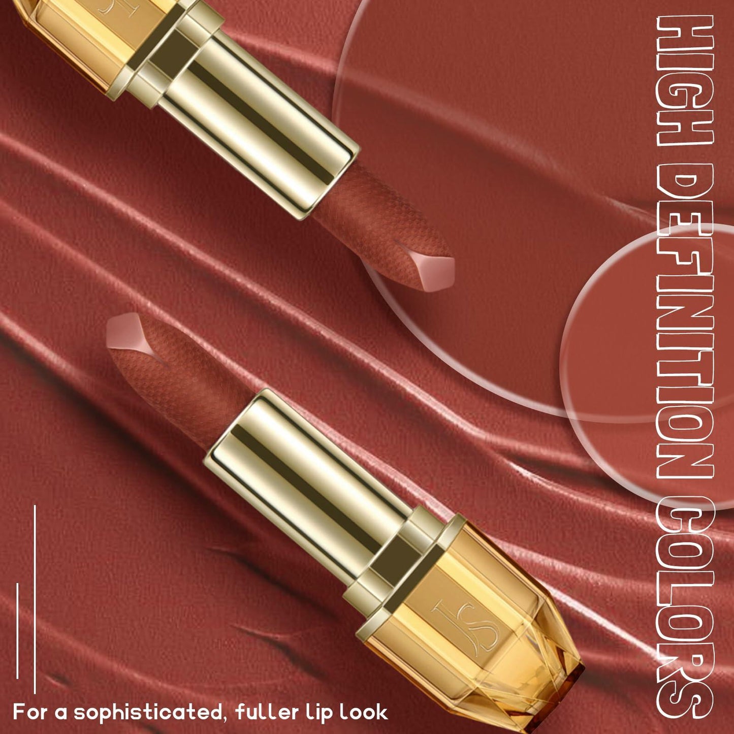 JOSURBEAUTY Mud Sense Velvet Matte Lipstick Waterproof Vitamin E 6.35oz 1 Count