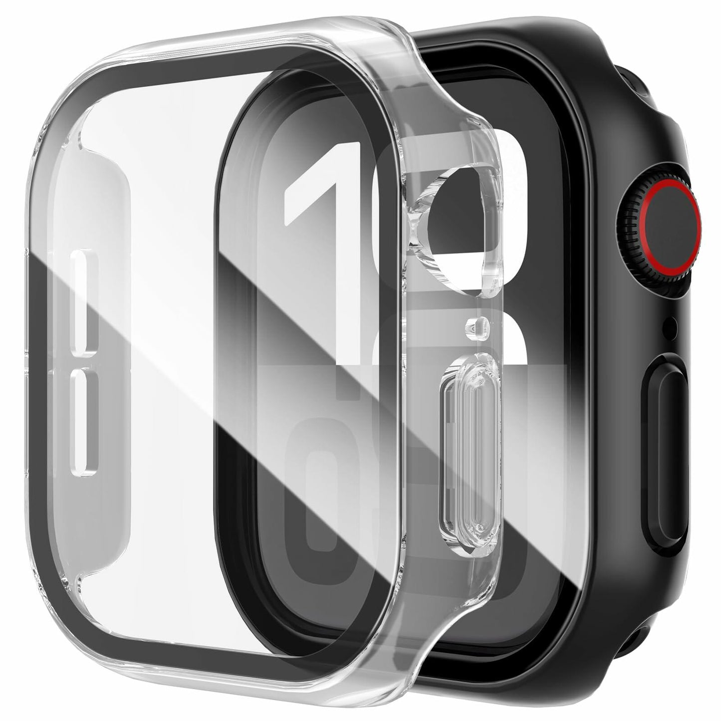 SPGUARD Apple Watch Series 11 10 42mm Hard Case Screen Protector 2 Pack