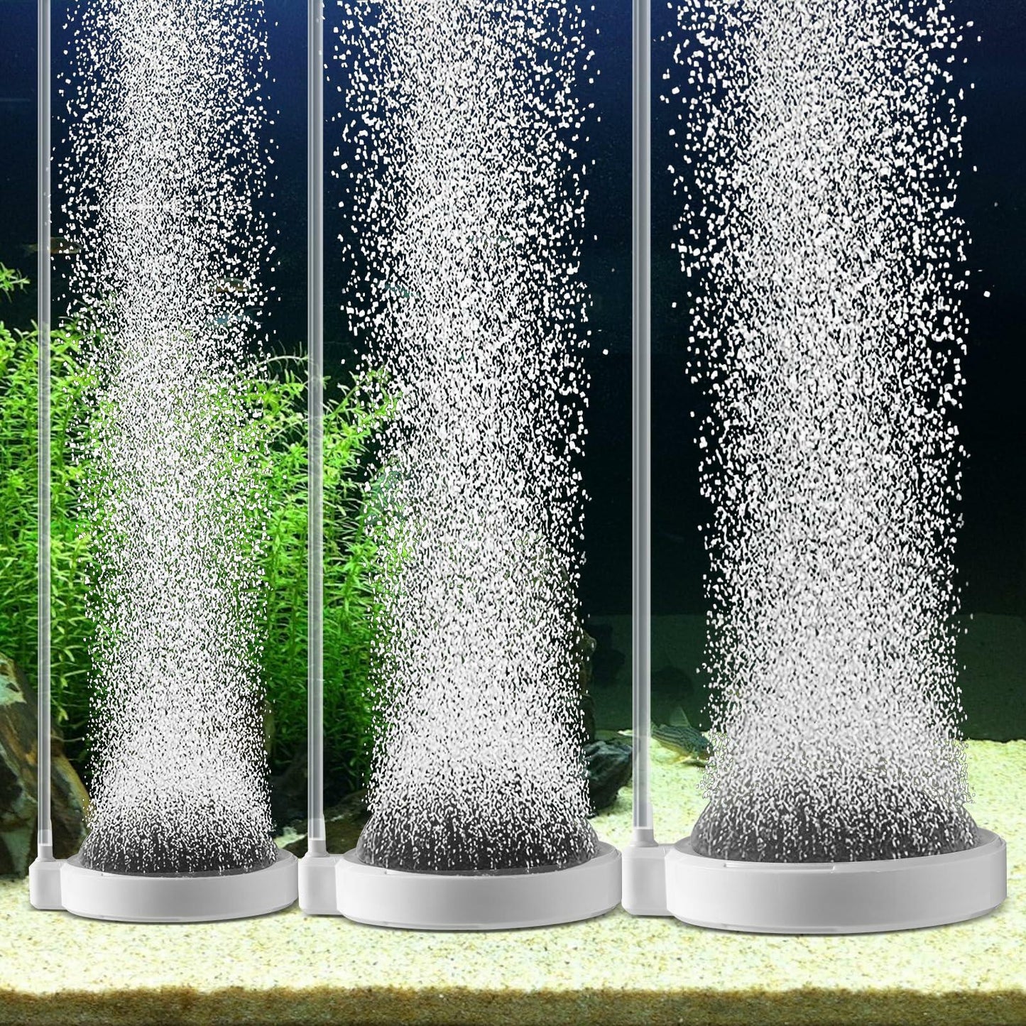 BLOTFISH Nano Air Stone 4-Inch Aquarium Bubbler Quiet High Oxygen Diffusion