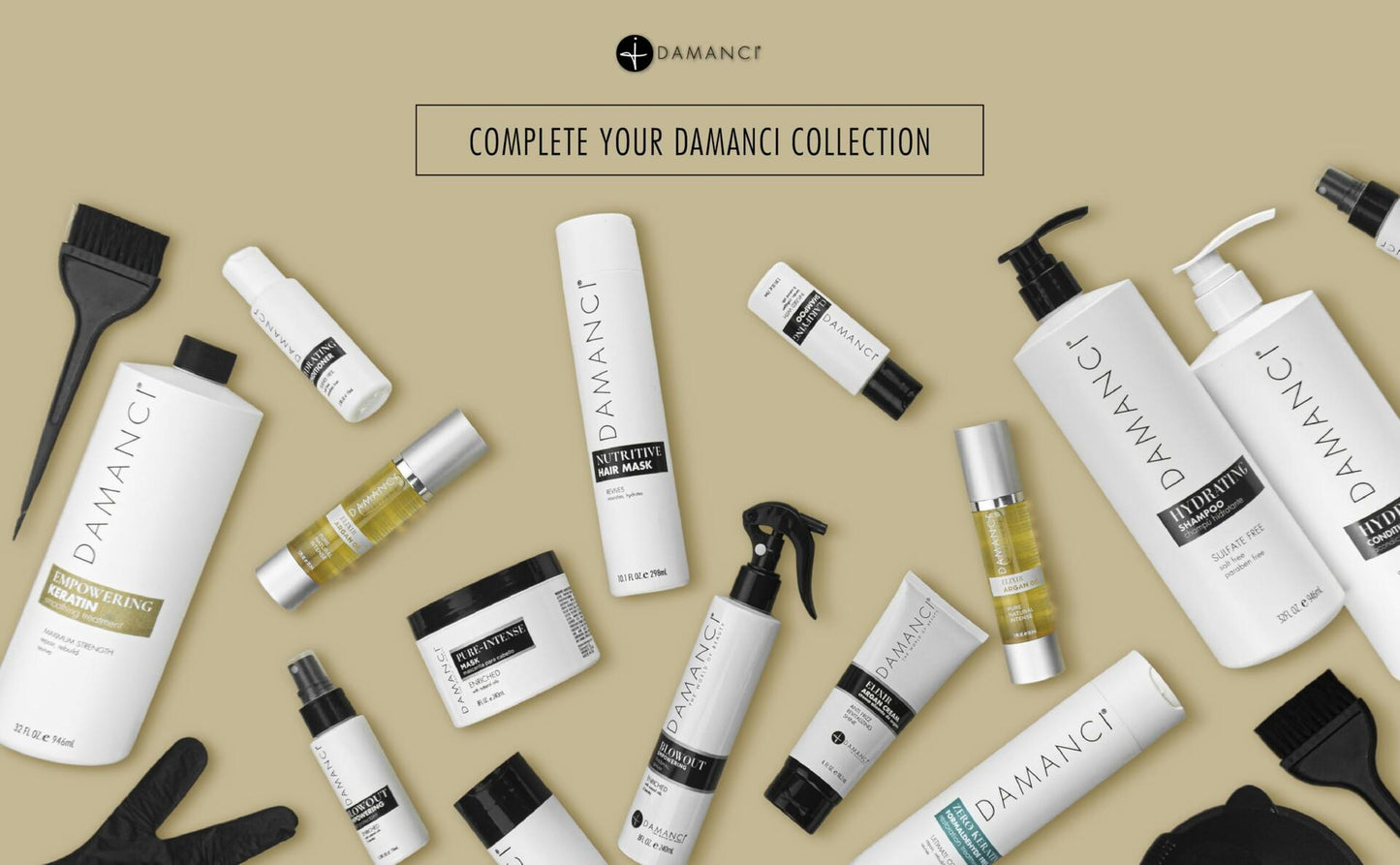 DAMANCI Empowering Blowout Spray Heat Protectant Hair 8oz White Citrus