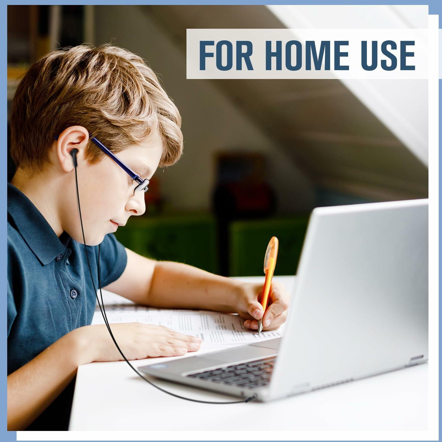 Konohan 100 Pack 3.5mm Earbuds Basic Headphones for Kids Black