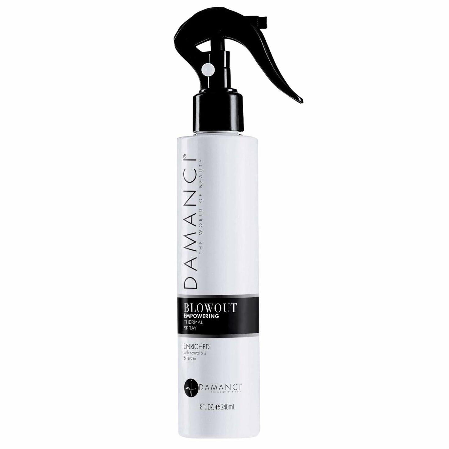 DAMANCI Empowering Blowout Spray Heat Protectant Hair 8oz White Citrus