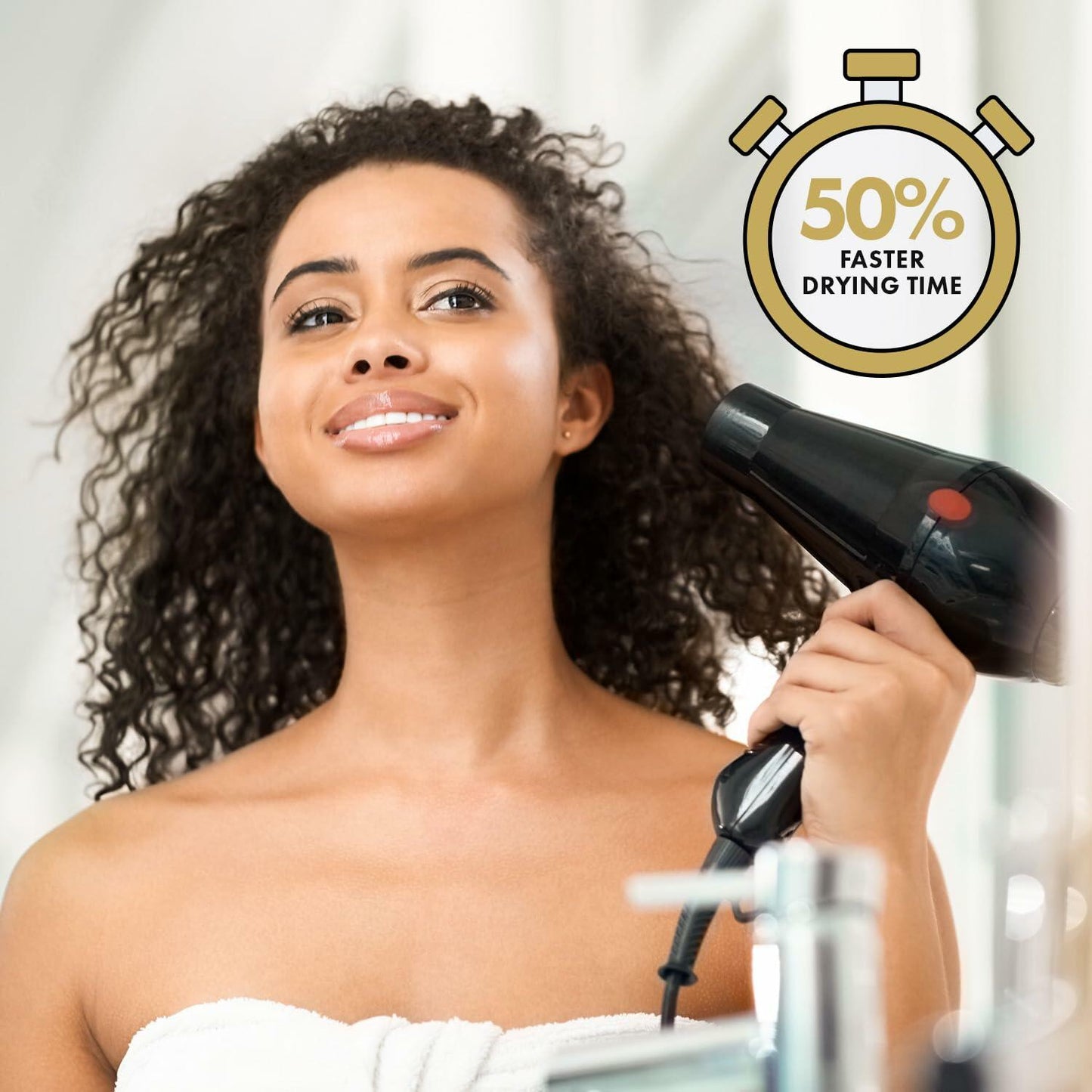 DAMANCI Empowering Blowout Spray Heat Protectant Hair 8oz White Citrus