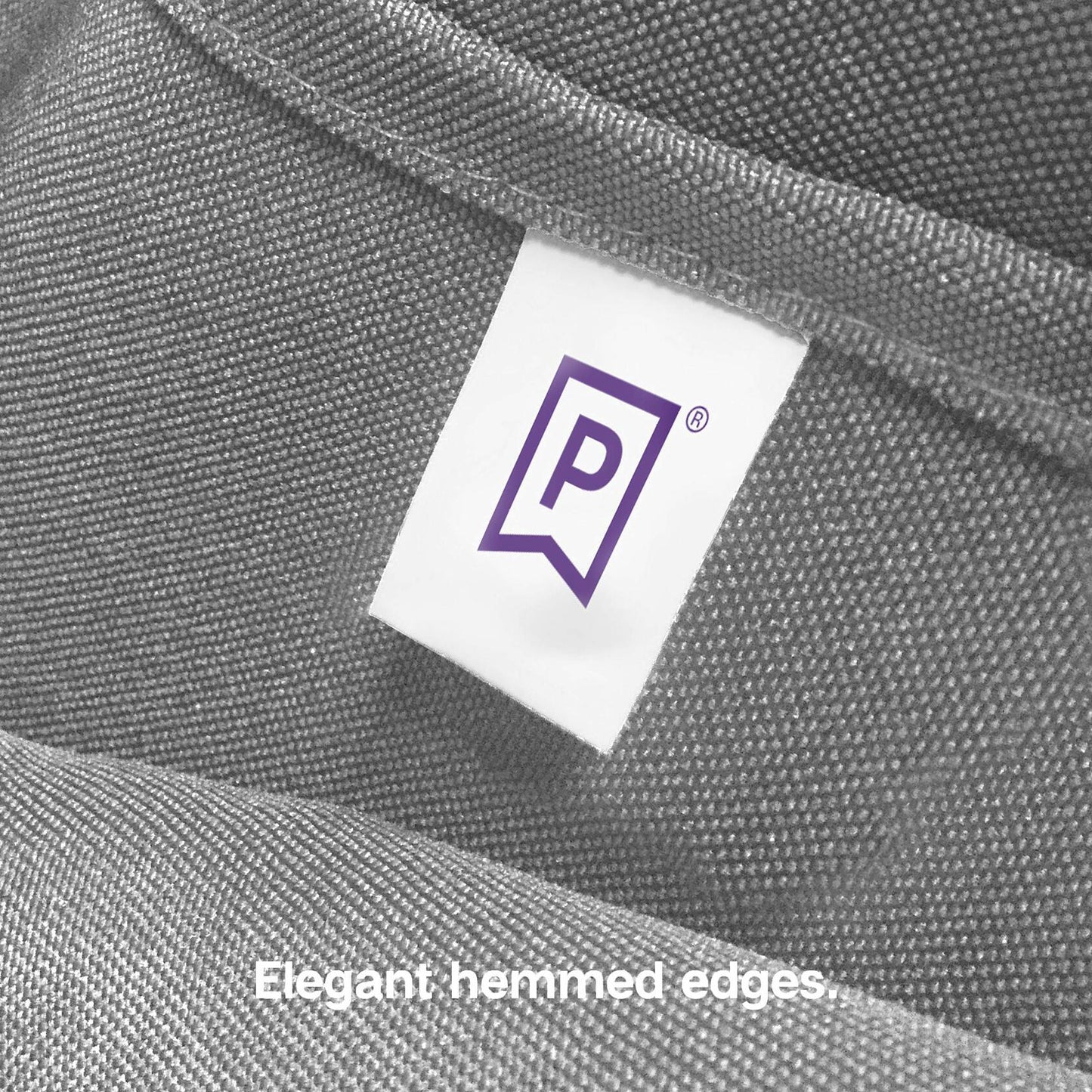 Gee Di Moda Round Tablecloth 90 Inch Charcoal Heavy Duty Wrinkle-Resistant