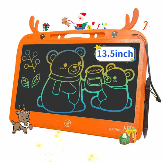 Gosizos Writing Tablet for Kids 13.5 Inch Colorful LCD Erasable Drawing Pad