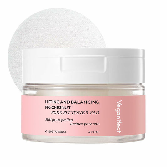 BestBy04/26 VEGANIFECT LHA Toner Pads Mild Exfoliating Hydrating 60ct