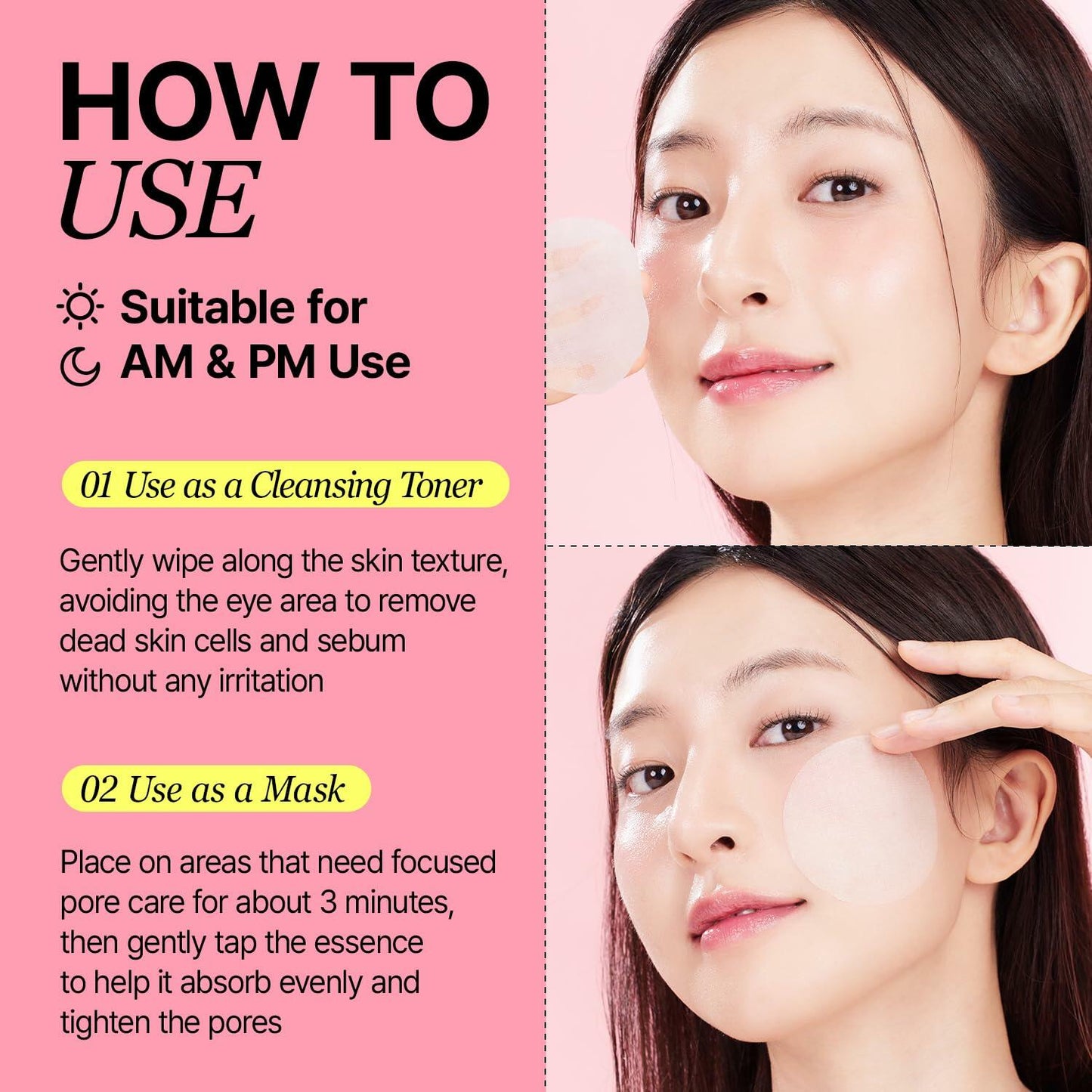 BestBy04/26 VEGANIFECT LHA Toner Pads Mild Exfoliating Hydrating 60ct