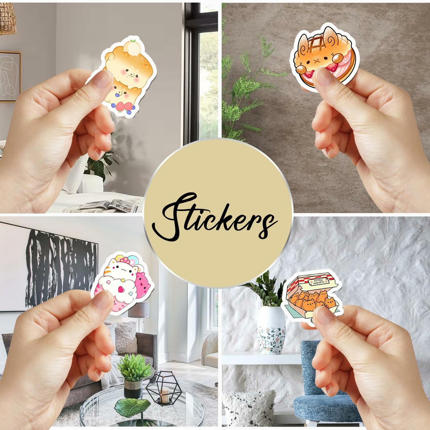 BIGZORO 50 PCS Music Rock Band Stickers Pack Vinyl Waterproof Multi-color