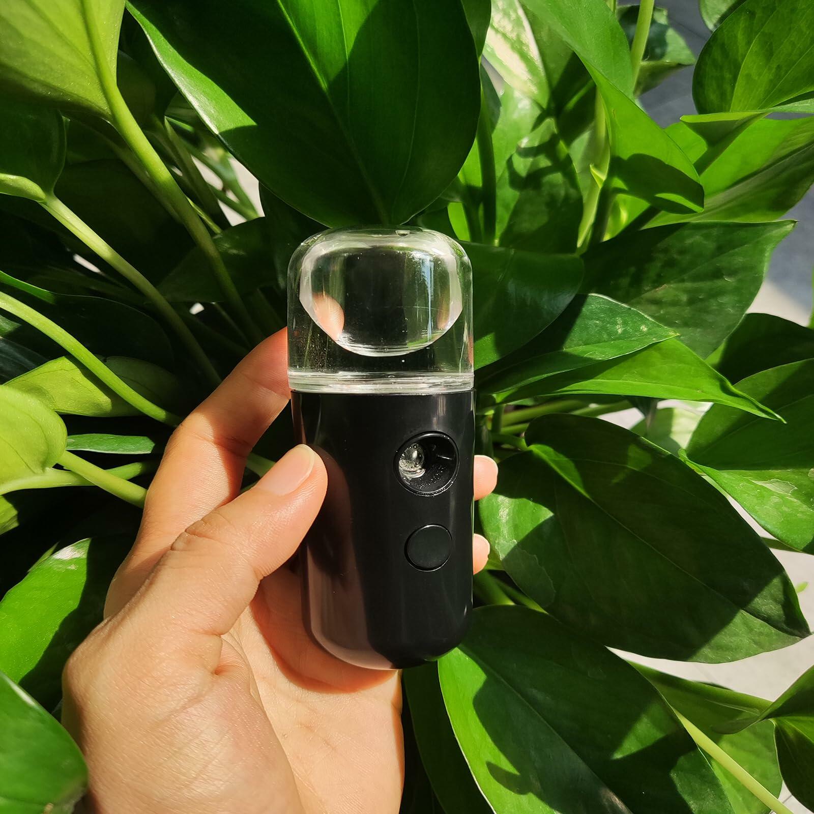 Kingsmile Nano Mist Sprayer Portable Face Humidifier Black 30ML