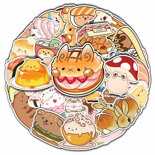 BIGZORO 50 PCS Music Rock Band Stickers Pack Vinyl Waterproof Multi-color