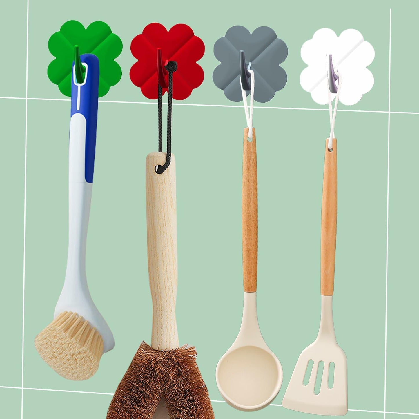 Generic Hooks Hanging Handbag Baseball Cap Golf Bag Hat Towel Hanger 4pcs