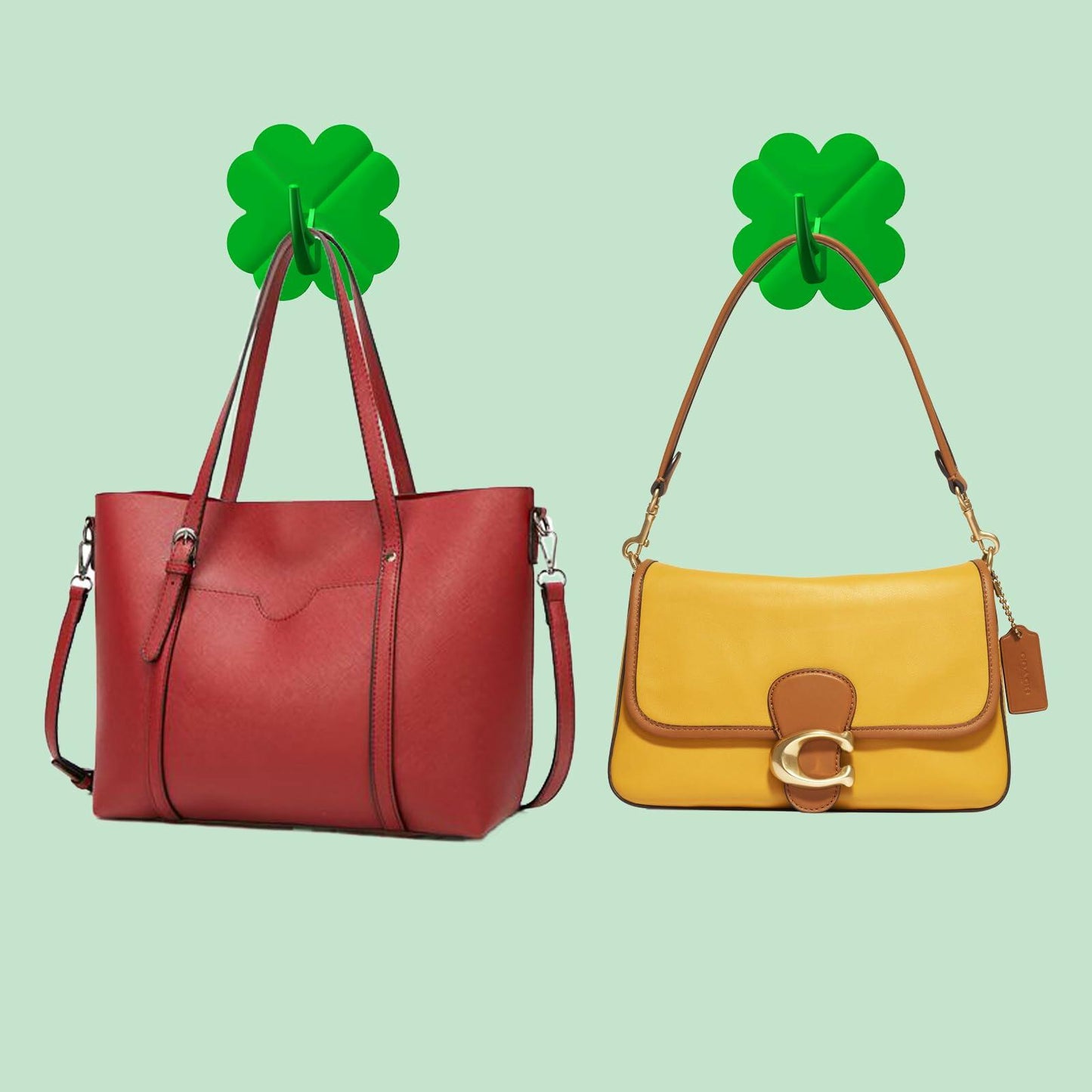 Generic Hooks Hanging Handbag Baseball Cap Golf Bag Hat Towel Hanger 4pcs