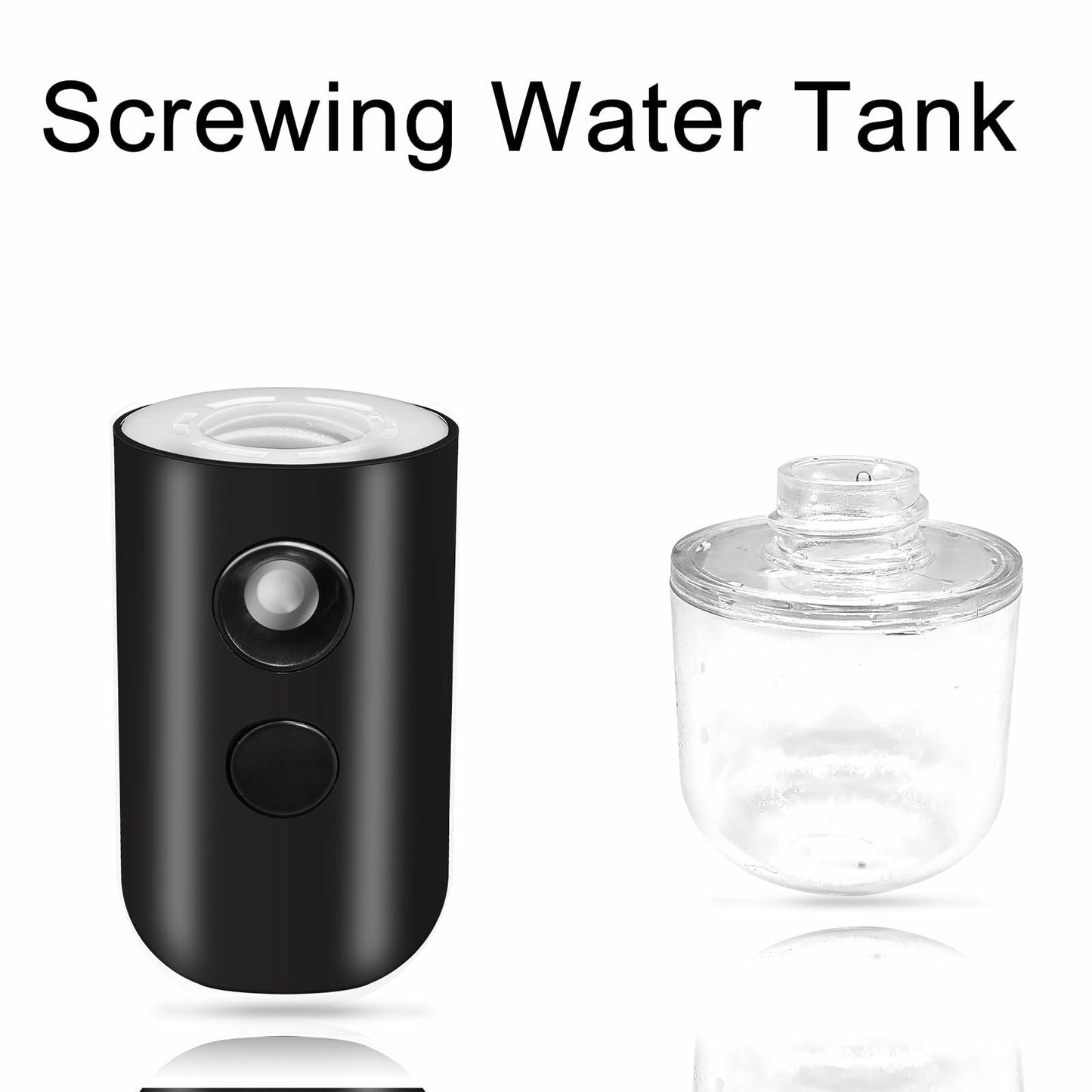 Kingsmile Nano Mist Sprayer Portable Face Humidifier Black 30ML