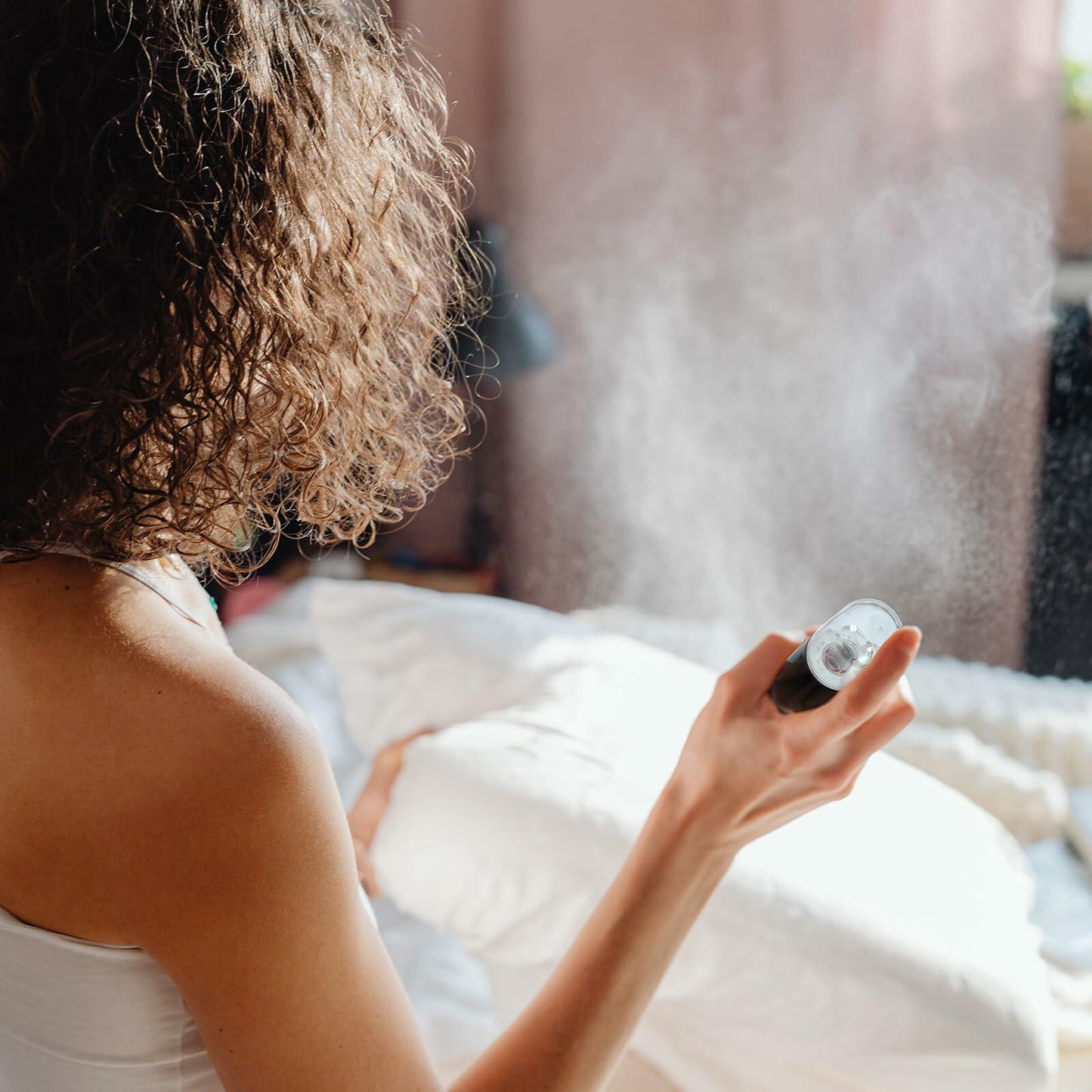 Kingsmile Nano Mist Sprayer Portable Face Humidifier Black 30ML