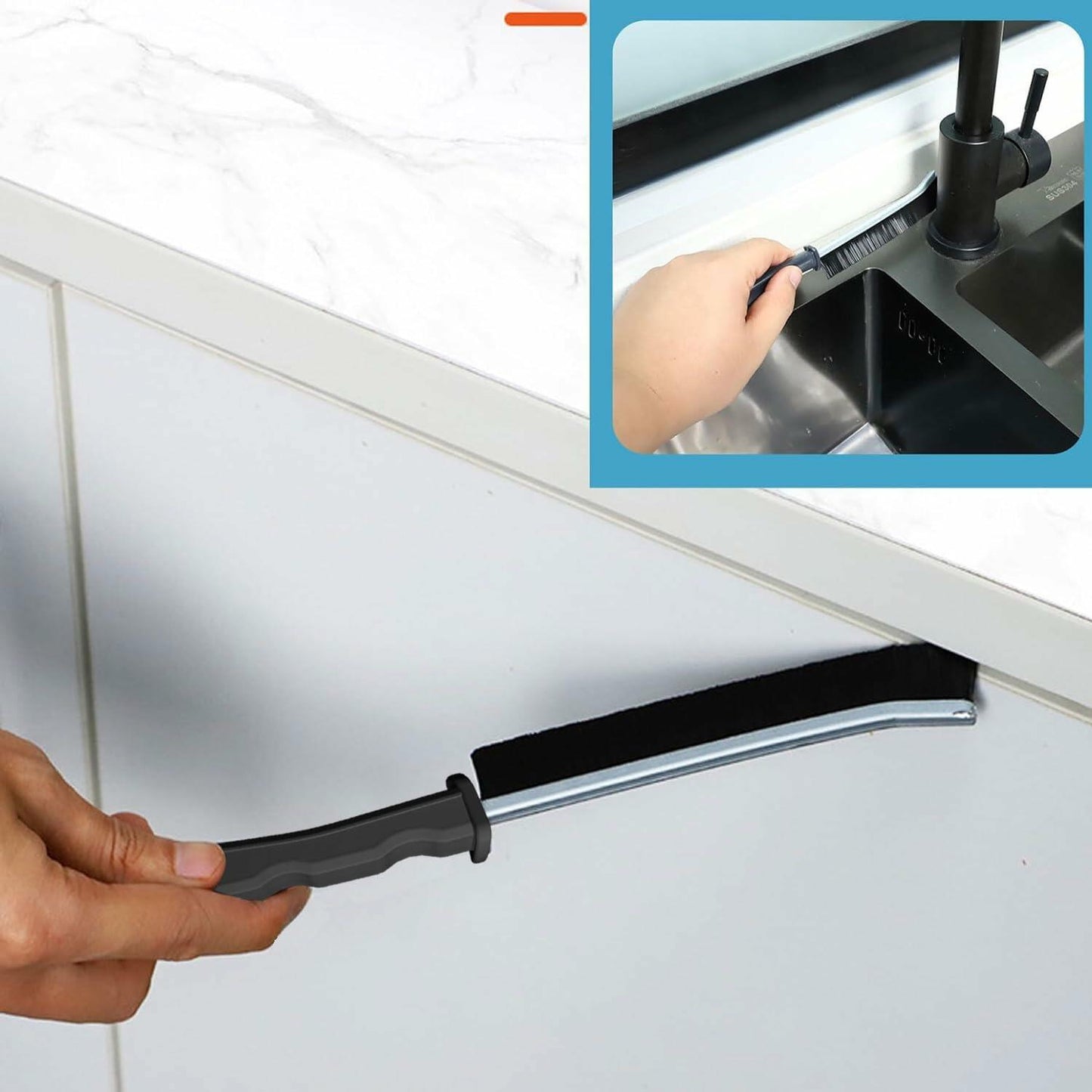 AUDELN Crevice Cleaning Brush Tool Multifunctional Bathroom Kitchen 6Pcs