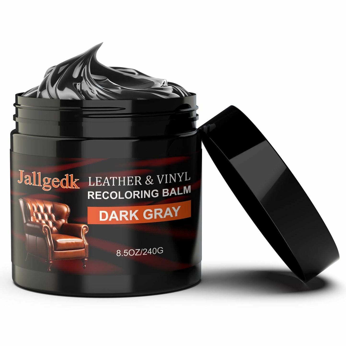 [Like New] Jallgedk Leather Recoloring Balm Leather Repair Kit Furniture Brown