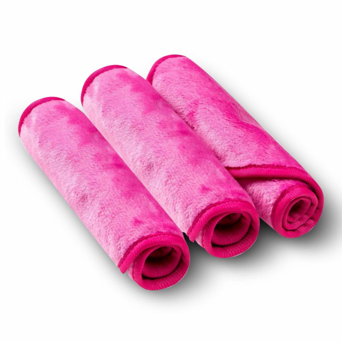 [Like New] PleasingCare Makeup Remover Cloth Cleansing Towel Chemical Free 3 Rosy