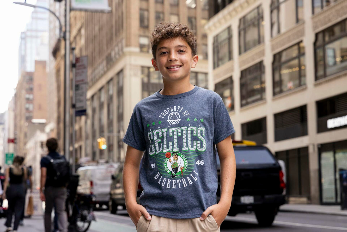 Ultra Game Boys' Mad Props T-Shirt Washington Wizards Heather Charcoal Size 8