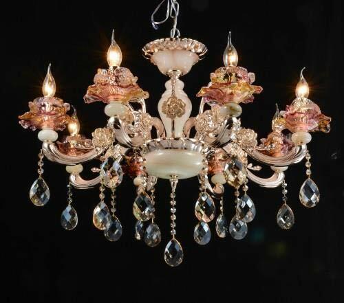 VOVOV 16 Pack 20" Clear K9 Optical Crystal Chandelier Pendants Beads