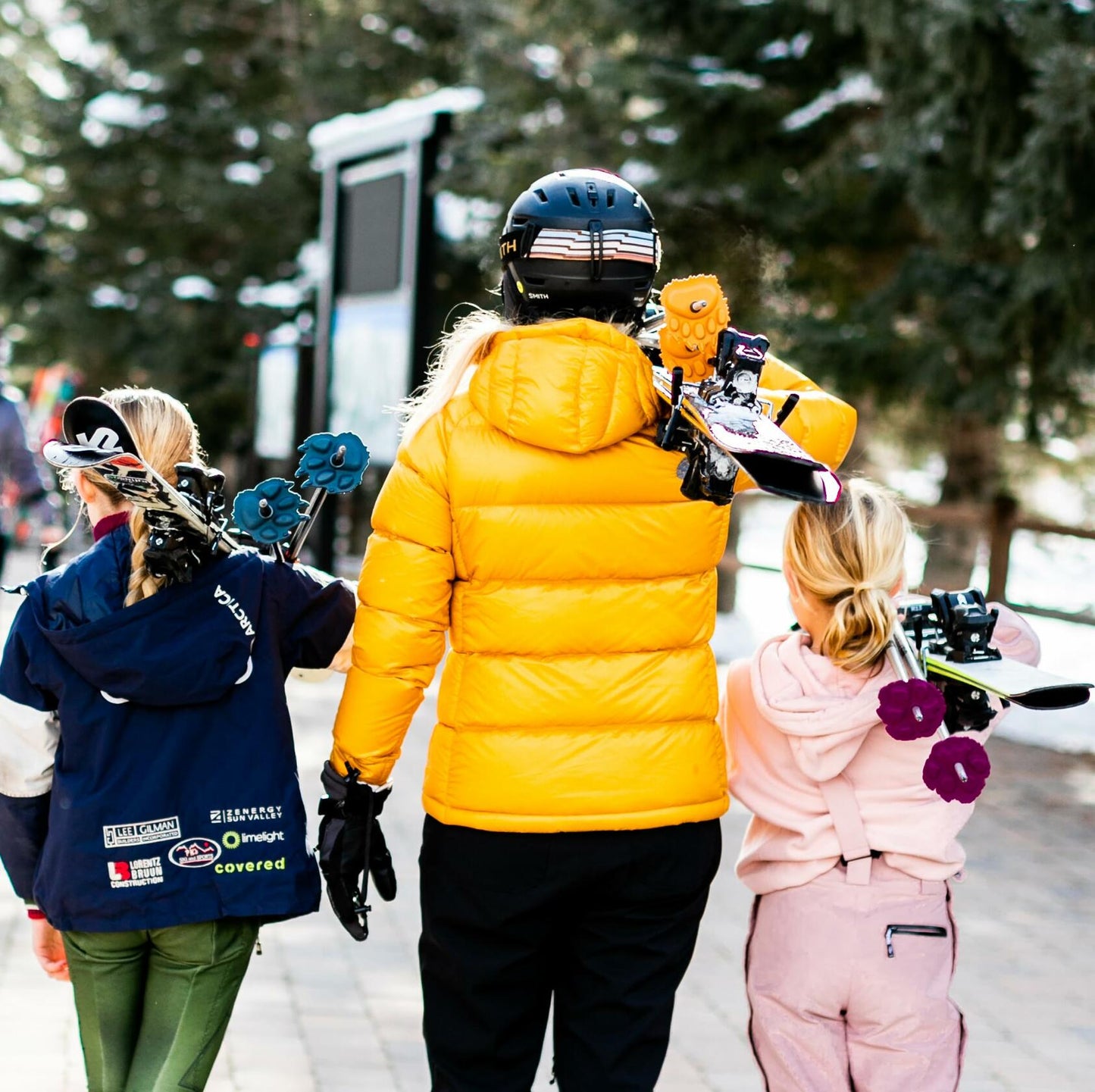 Stoke Tracks Bear Paw Ski Pole Baskets Dawn Yellow Unisex