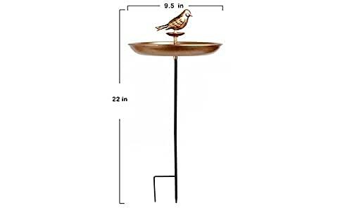 Bird Bath Butterfly Oasis Pollinator Fountain Stake Railing Mount