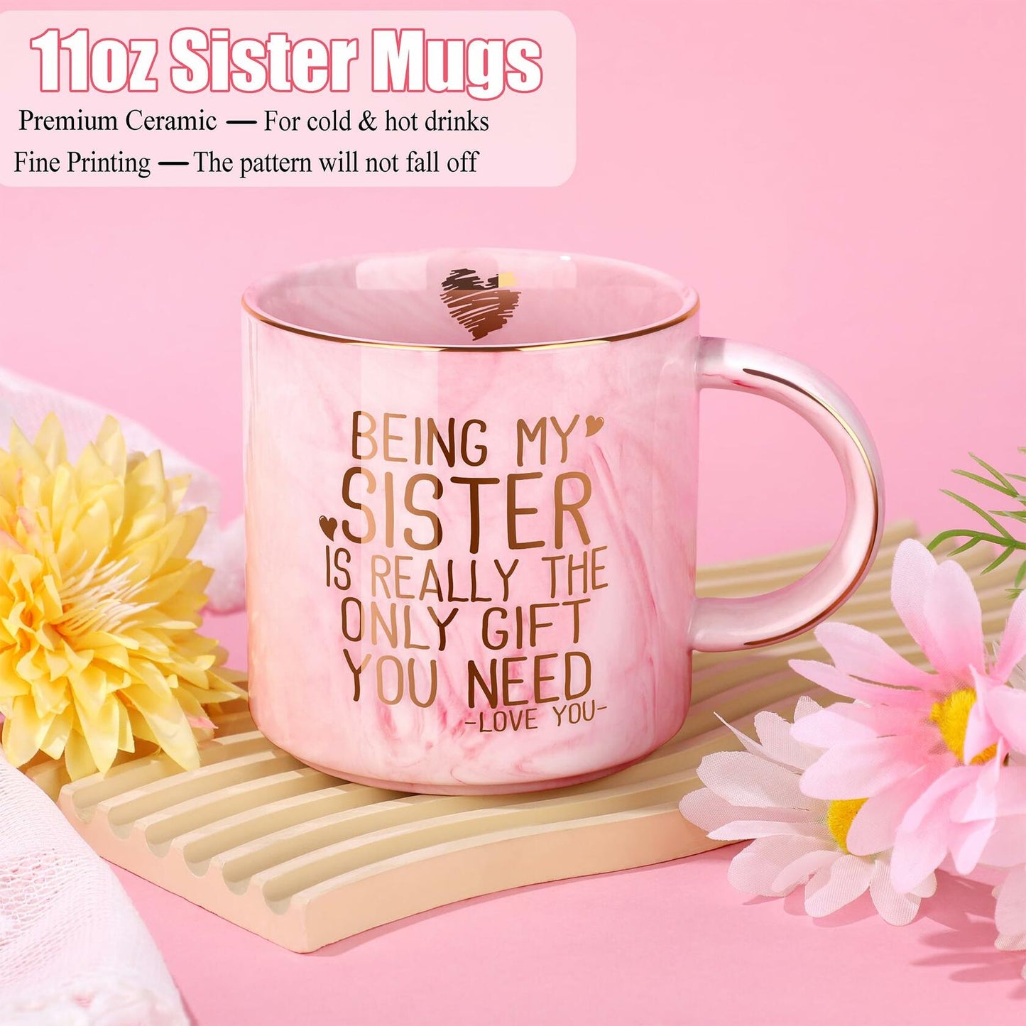 JTENGTOP Sister Gifts Basket Set of 7 Glass Clear Christmas Mothers Day