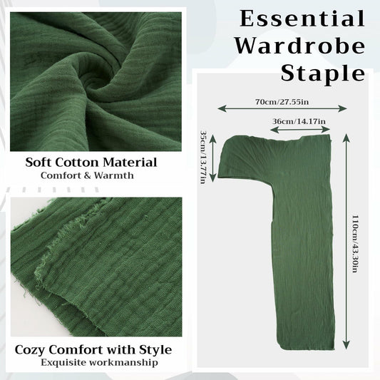 ShinyMatch Medieval Hooded Cowl Cape Renaissance Cloak Dark Green Size One Size