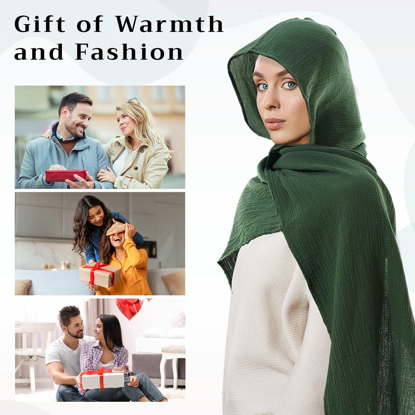 ShinyMatch Medieval Hooded Cowl Cape Renaissance Cloak Dark Green Size One Size