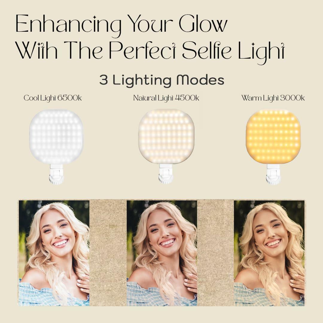 THE LARSA LIGHT Larsa Pippen LARSA Light LED Selfie-Light Clip White