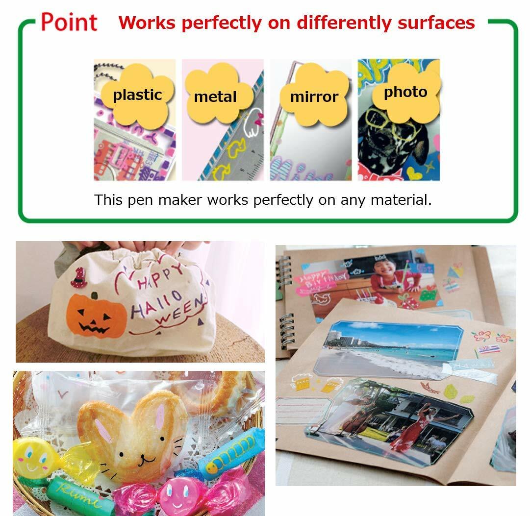 ACEPORTE POSCA Paint Marker Pen Set 10 Silver Medium Point Odorless