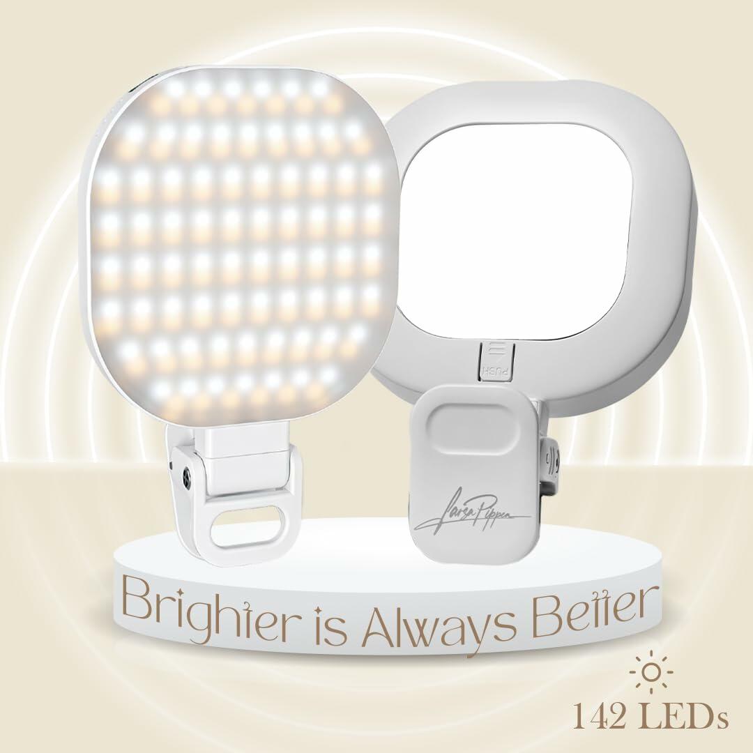 THE LARSA LIGHT Larsa Pippen LARSA Light LED Selfie-Light Clip White