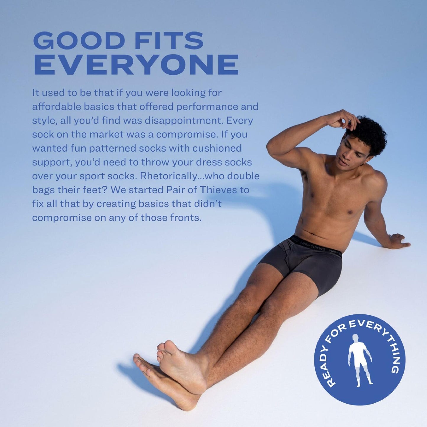 Pair of Thieves Men’s Boxer Briefs 4 Pack Soft Stretch Moisture-Wicking M