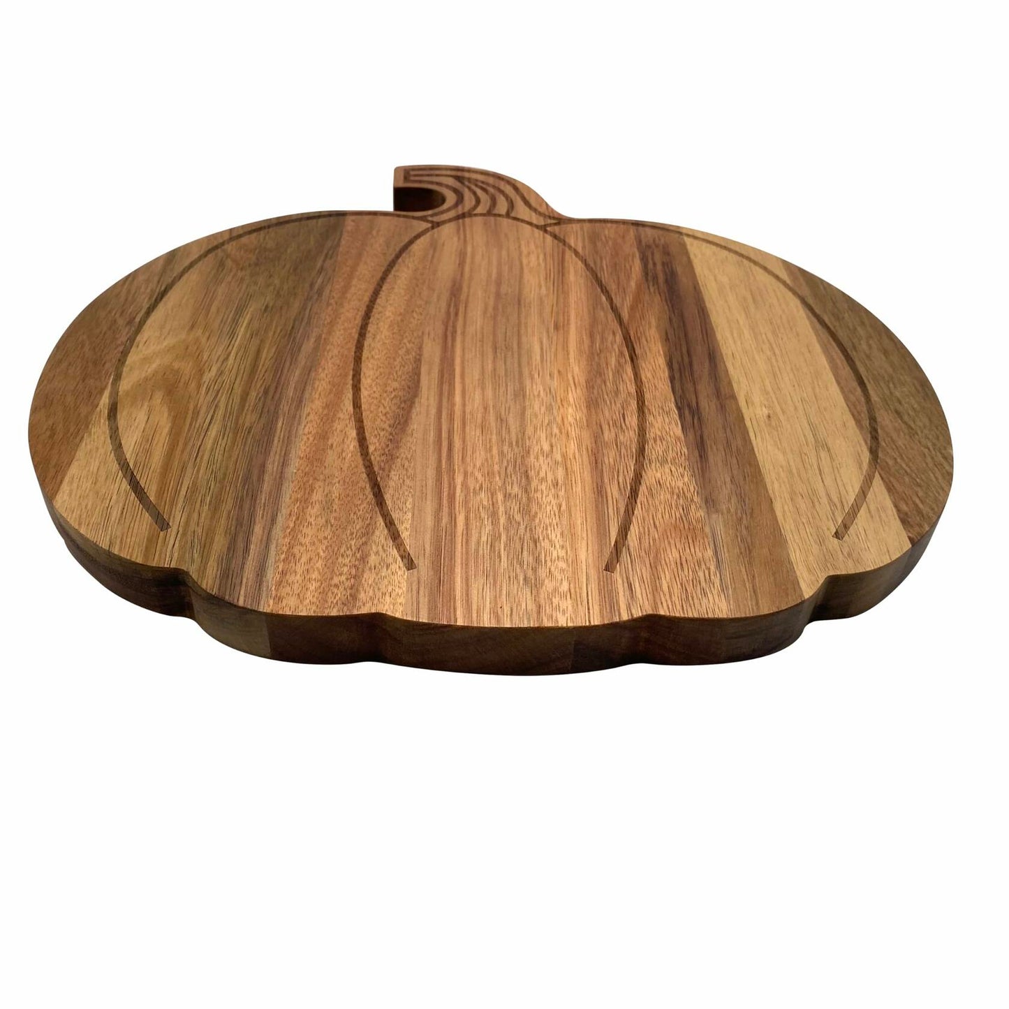 FASTYJK Halloween Pumpkin Wooden Cutting Board with Handle 14.96x11.81in