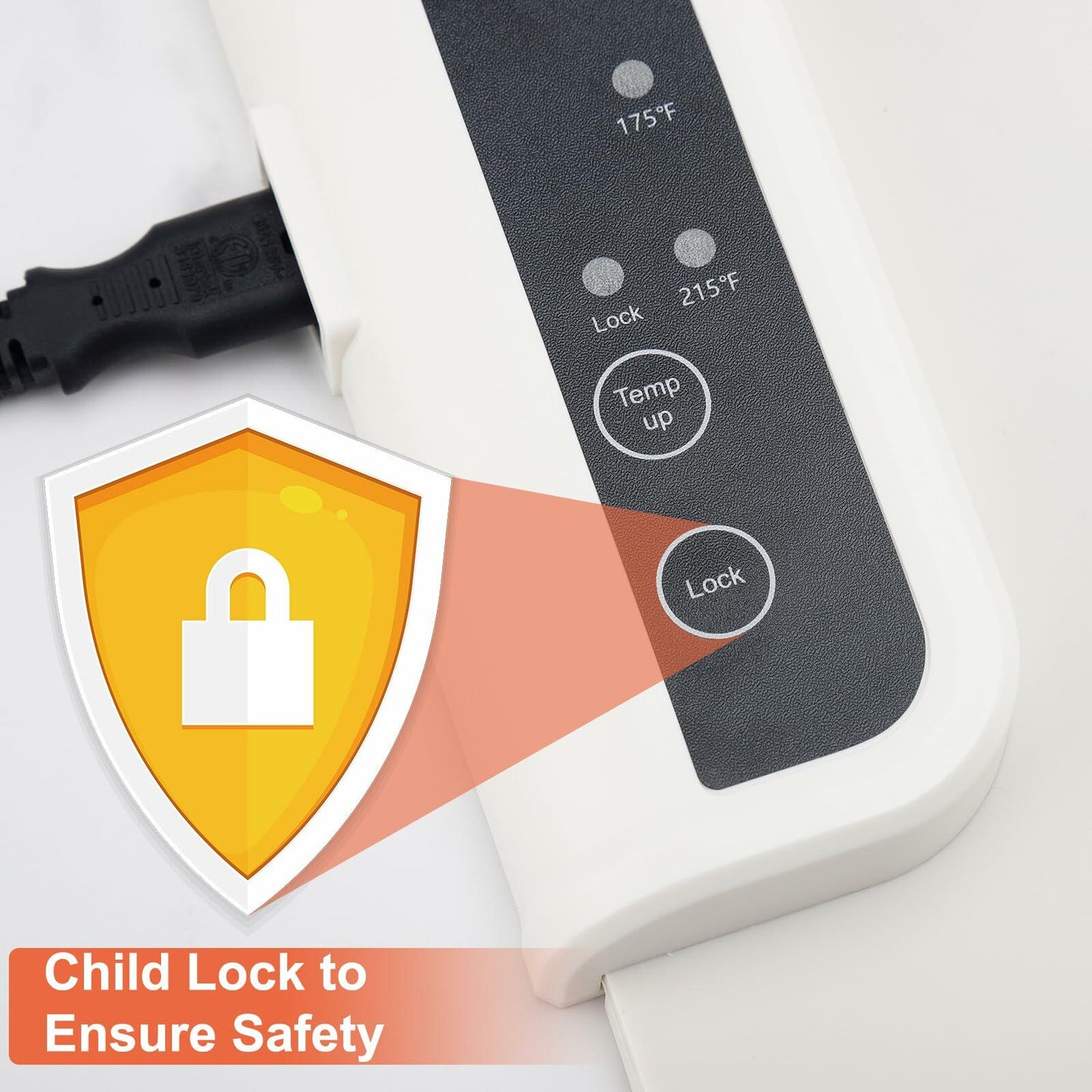 Reespring Food Warming Mat Full Surface Heating Portable Silicone White