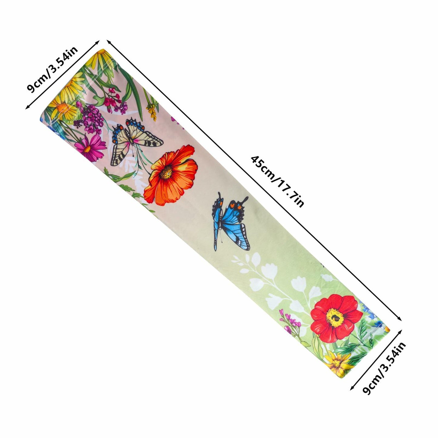 Hmxpls Gardening Sleeves Butterfly Thorn Proof Sun Protection Green Size One