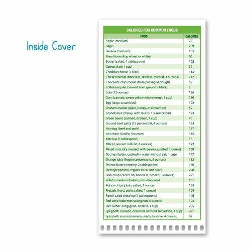 Portage Food Diet Journal 3 Pack Daily Meal Tracker 4x8in 70 Sheets Each