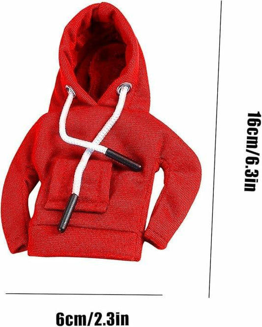 Generic Desk Goose Red Hoodie Mini Goose Costume Table Decor Accessory 7 Inch