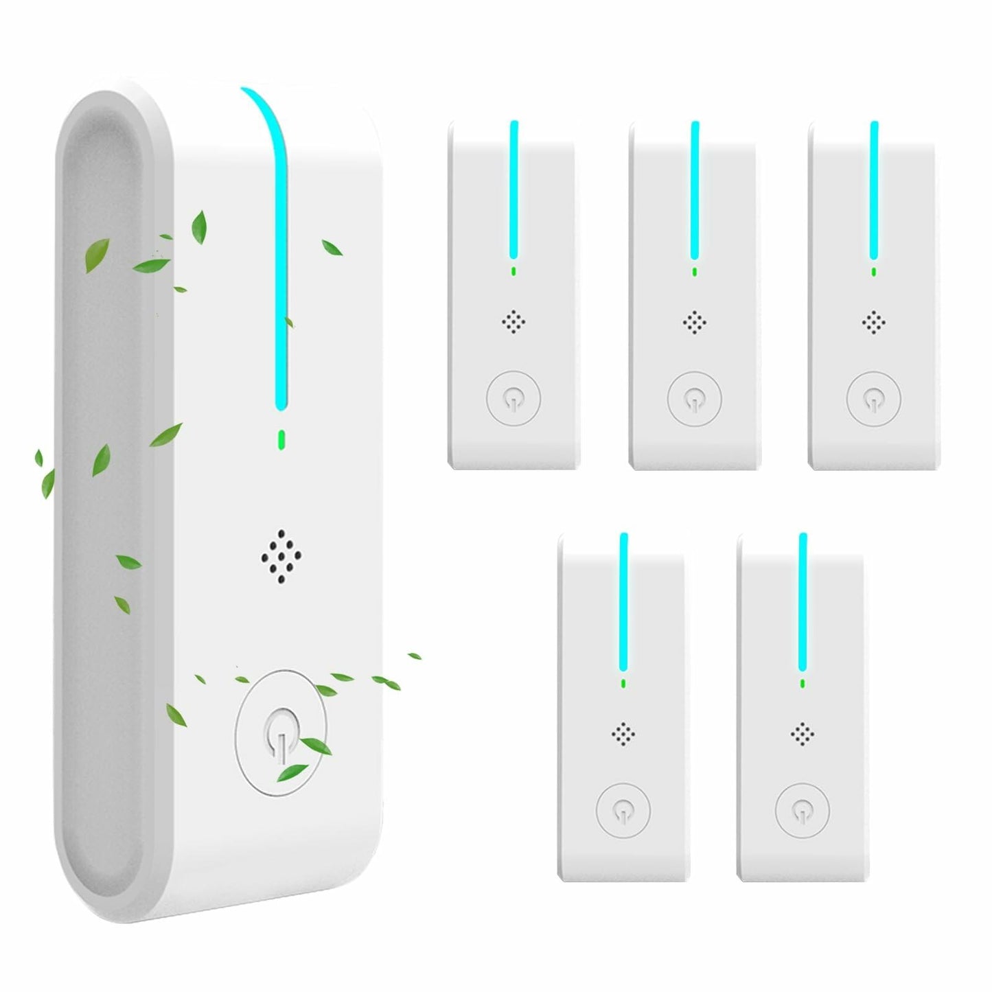 Yaindhi Plug InAir Ionizers Negative Ion Air Purifier Quiet Portable White 6Pack