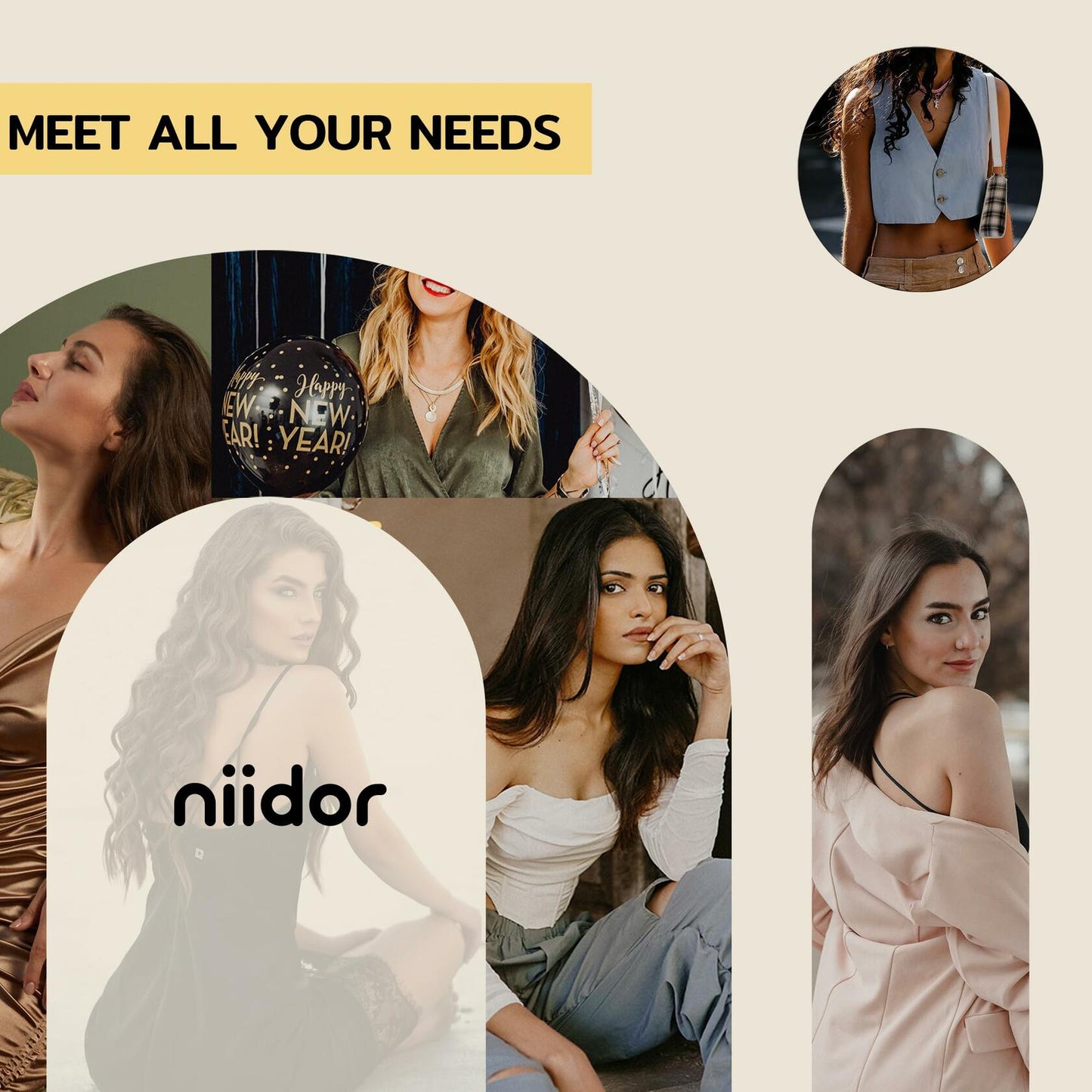 Niidor Rabbit Silicone Nipple Covers Lift Breathable 04 Cappuccino Size 11cm