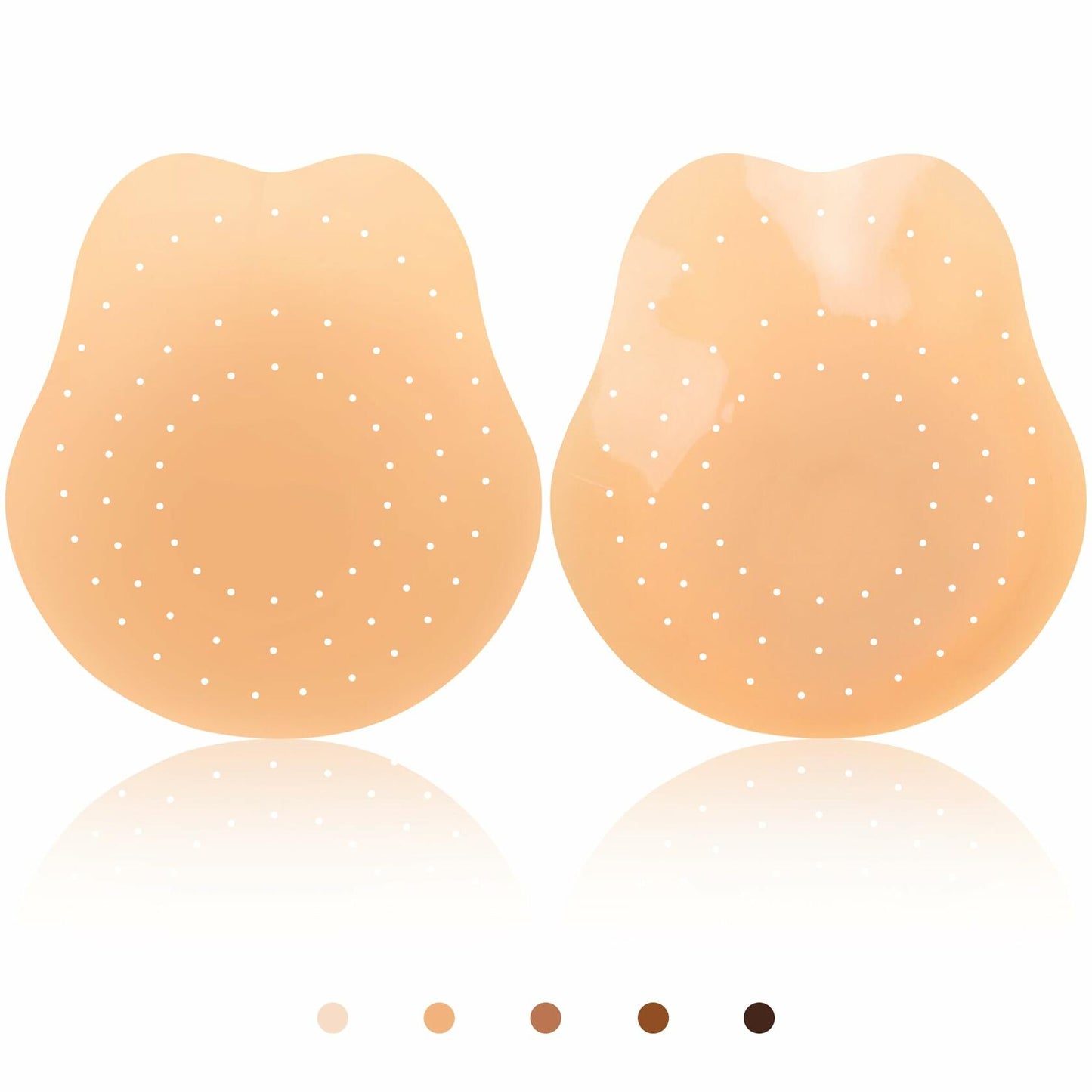 Niidor Rabbit Silicone Nipple Covers Lift Breathable 04 Cappuccino Size 11cm