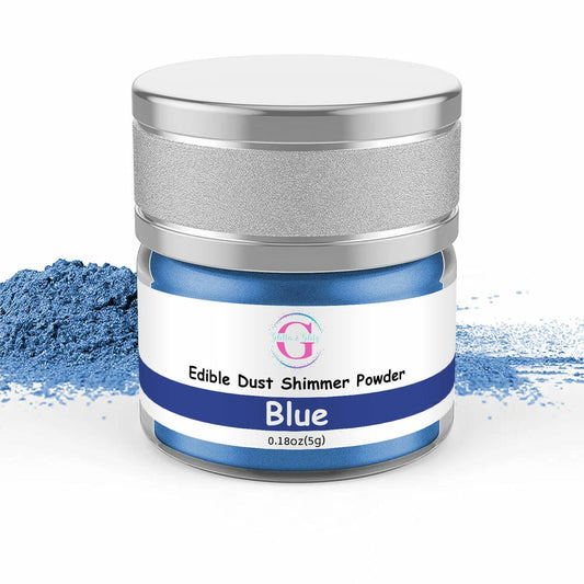 Glitter & Glitz Edible Drink Glitter Luster Dust Blue 5g Cocktail Baking