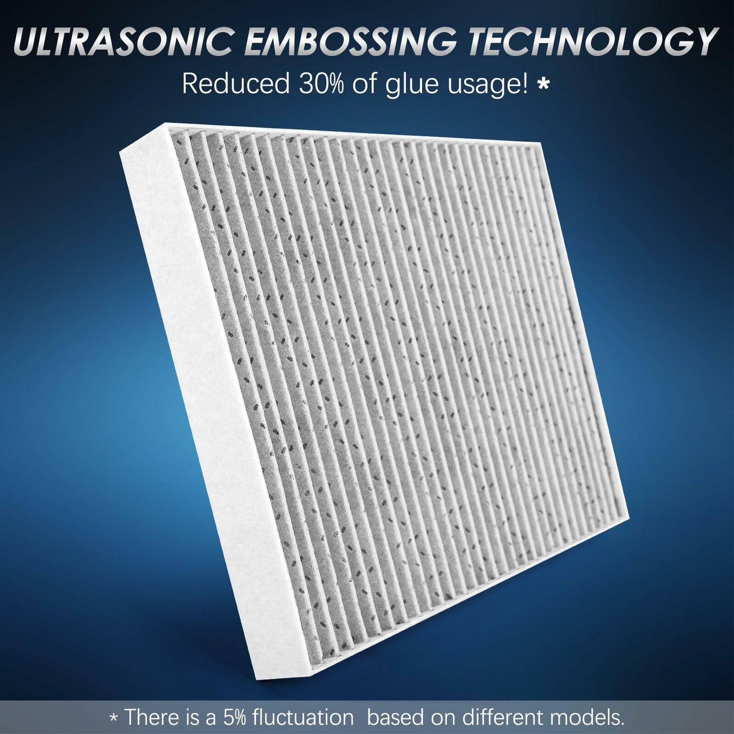 Femota MERV 13 Cabin Air Filter Activated Carbon CF12151 Hyundai Sonata 2015-19