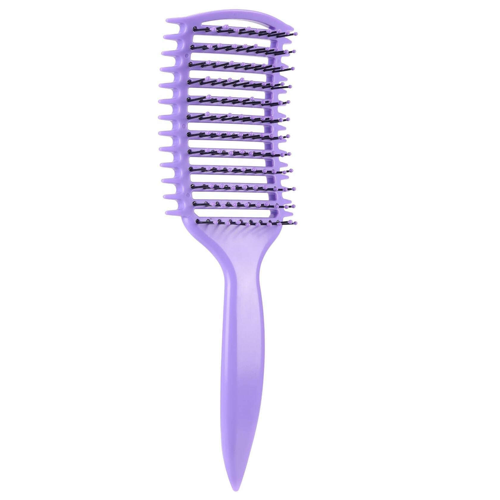 manrator Curl Defining Brush Purple Vented Detangling Frizz Control Hair