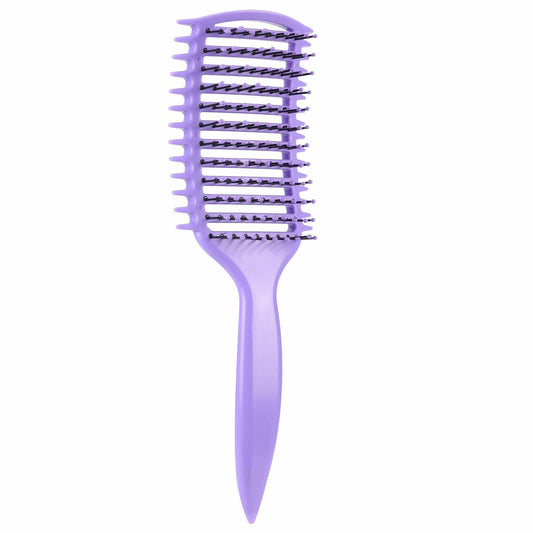 manrator Curl Defining Brush Purple Vented Detangling Frizz Control Hair