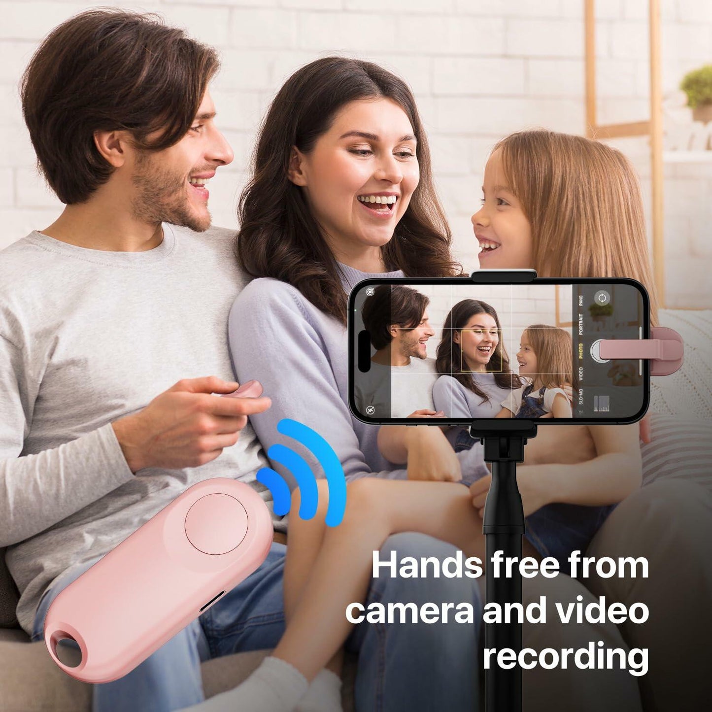 Sycelu RF Remote Control Page Turner for Kindle Paperwhite Pink